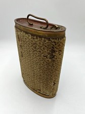 ancienne chaufferette moquette chauffe mains voiture militaria bouillotte MJ