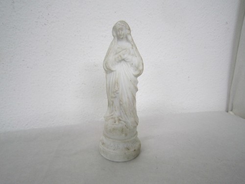 Statuette biscuit vierge - statuette, en