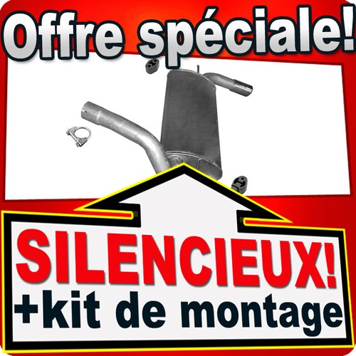 Silencieux arriere pour - silencieux,