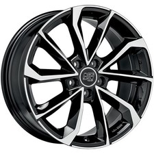 JANTES ROUES MSW 42 POUR RENAULT MEGANE IV RS 8X18 5X114.3 GLOSS BLACK FULL POL