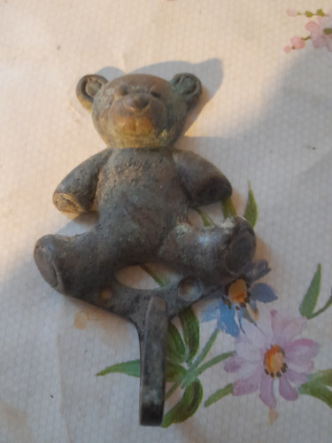 Teddy bear crochet porte - /,