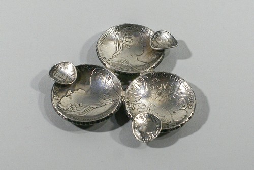 Ancien cendrier fait pieces - ancien, de