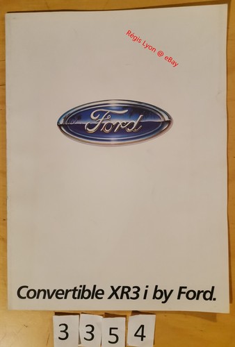Ford escort xr3i convertible - escort,
