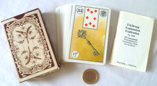 ANCIEN JEU DE TAROT DIVINATOIRE 36 CARTES Mlle LENORMAND PIATNIK 1986