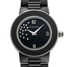 Montre à quartz MAUBOUSSIN AMOUR LA NUIT 9249101-590 noire JP