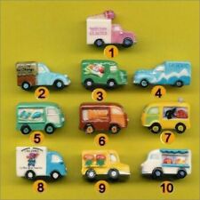 2009 HEP A VOTRE SERVICE CAMMIONNETTE DE LIVRAISON FEVE PORCELAINE 3D au choix