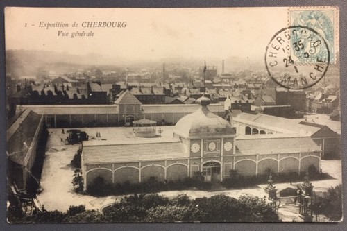 Cpa exposition de - exposition, cherbourg