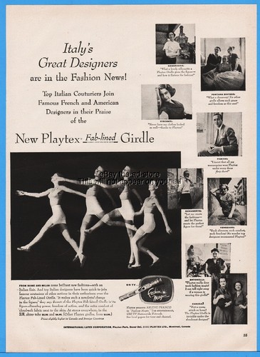 1951 playtex fablined girdle - playtex,