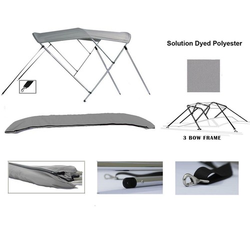 Bow aluminum bimini - 3-bow,