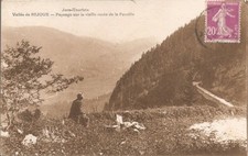 CPA 01 MIJOUX PAYSAGE SUR LA VIEILLE ROUTE DE LA FAUCILLE Bourgeois Fres Macon