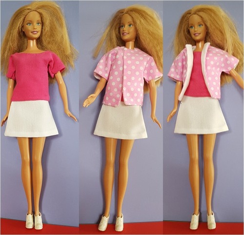 Barbie lot vêtements poupée - barbie,