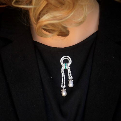 Broche agenté noeud papillon - agenté,