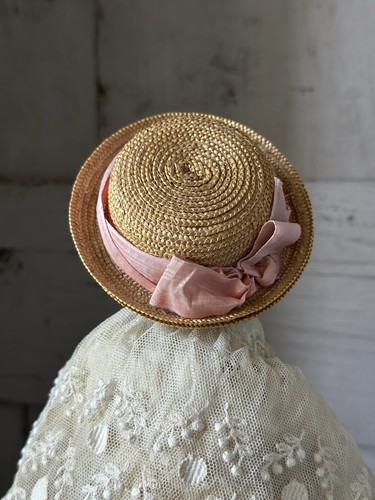 Chapeau pour poupée ancienne - chapeau,