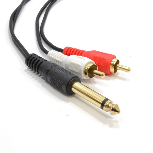35mm 6cm mono jack plug - 6.35mm, 0.6cm