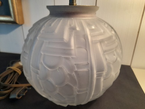 Lampe boule style art - art, déco