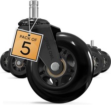 Office Chair Wheels - Set of 5