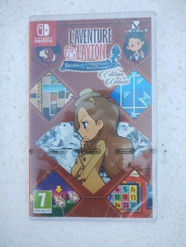 Jeu switch aventure - l’aventure, layton
