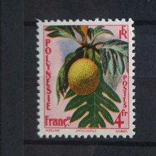  TIMBRE POLYNÉSIE FRANÇAISE FLORE 1958 N° 13 NEUF*