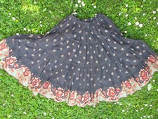 Jupe en tissu provençal vintage taille 36-40 