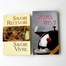 Lot 2 livres Savoir recevoir