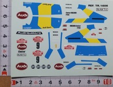 DECALS 1/43 AUDI QUATTRO - #9 - BLOMQVIST - RALLYE DE SANREMO 1982 - DCC14341