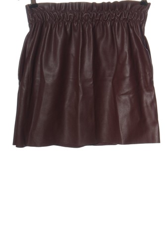 Zara knit jupe cuir - knit, en