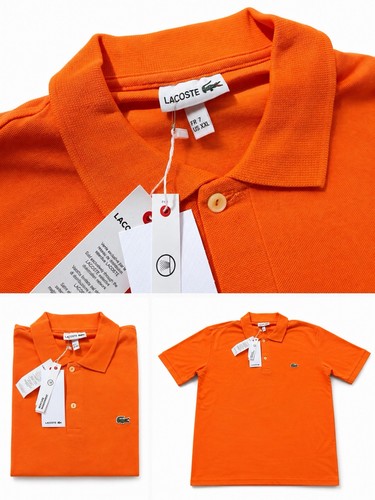 Lacoste polo homme orange uni - lacoste,
