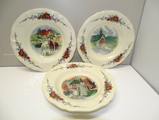 3 ASSIETTES DEMI CREUSES