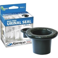 (PACK OF 2) WAX FREE URINAL SEAL FOR 2" DRAIN PIPE - FLEXIBLE PVC