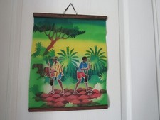 Magnifique TABLEAU BATIK /