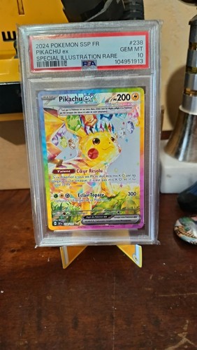 Carte pokémon pikachu - carte, ex