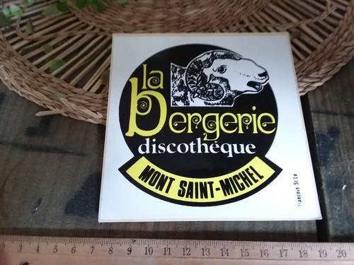 Ancien autocollant discotheque - ancien,