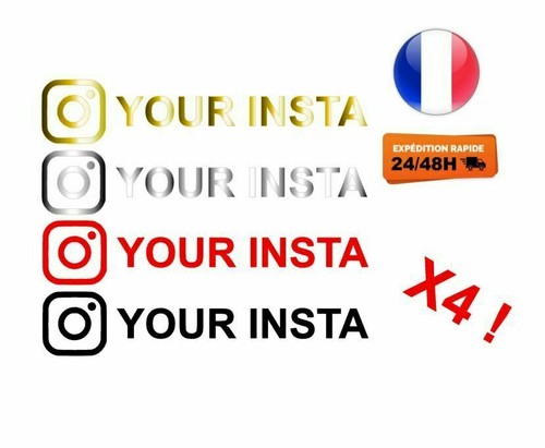 Stickers instagram deco - stickers, x4