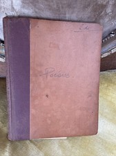 Ancien Cahier D’écolier Poésies 1915  À 1925 