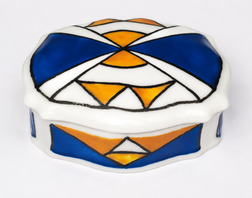 Boite ancienne porcelaine - boite,
