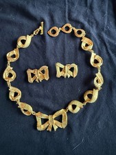 Parure Collier Noeud + Boucles