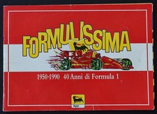 Album vignette FORMULISSIMA 40 ans de Formule 1 FERRARI AGIP 1990 no Panini