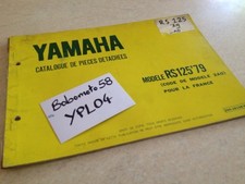 Yamaha parts list RS125 79 2A0