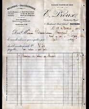 POITIERS (86) Atelier & Usine CHAUDRONNERIE & MECANIQUE "E. PROUX" en 1915