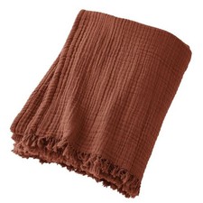 Plaid à franges 130x160 cm