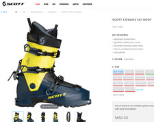 New SCOTT Cosmos Ski Boots