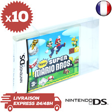 10 Boitiers de Protection Crystal box Jeux Nintendo DS 0,3mm Neufs