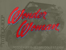 POCHOIR STENCIL . MARQUAGE WONDER WOMAN 1940 H .14CM jeep willys dodge us ww2