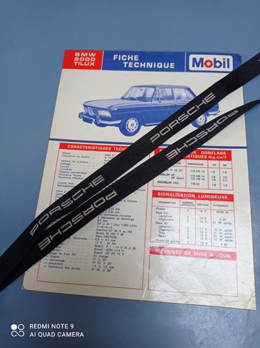 Fiche technique automobile