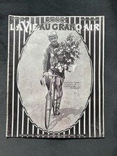 1911 CYCLISME COURSE  BORDEAUX PARIS Francois FABER -  LA VIE AU GRAND AIR