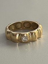 6232- Bague Jonc Or Jaune