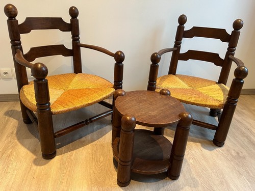 Paire fauteuils charles - de,