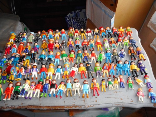 Lot 100 playmobil adultes - 100, –