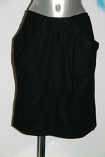 luxueuse jupe lin coton noire