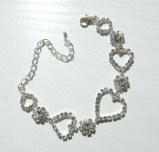 BRACELET COEUR EN STRASS